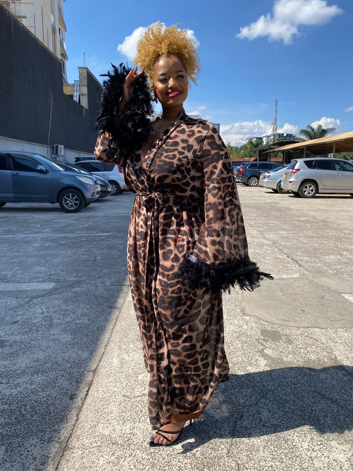 Leopard Luxe Satin Robe