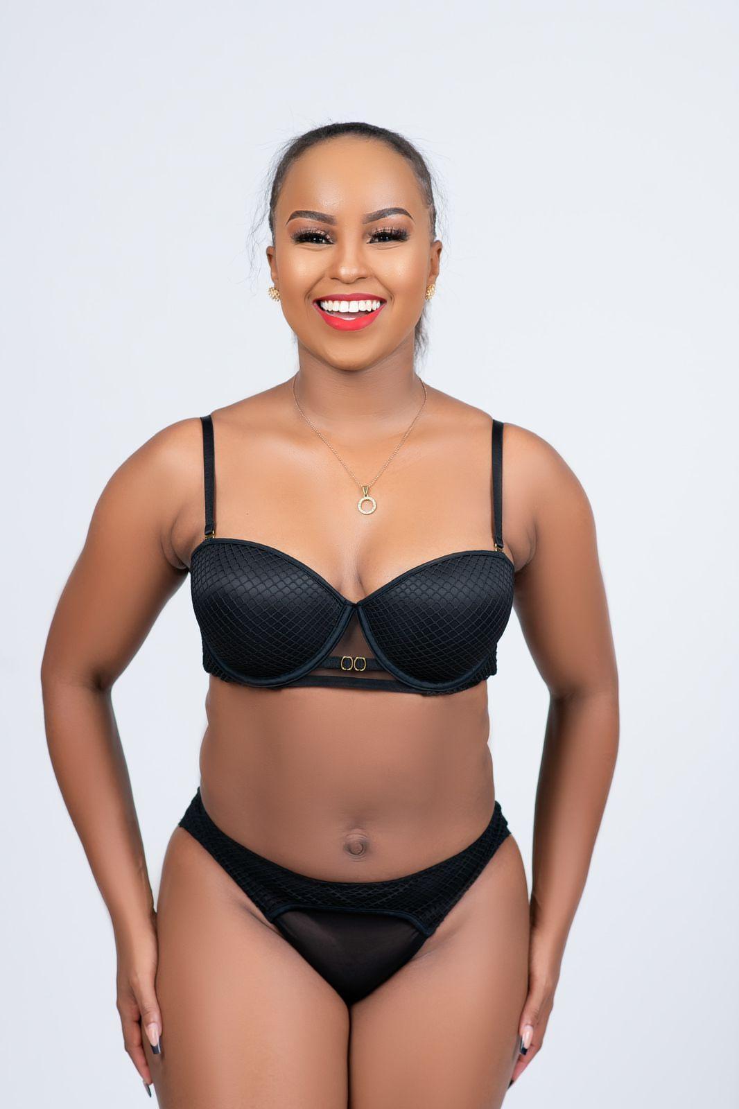 Black Rembo bra set