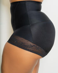 High-Waisted Lace Tummy & Thigh Smoother panty