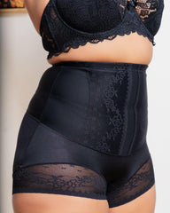High-Waisted Lace Tummy & Thigh Smoother panty