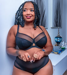 Malkia Mesh Bra Set – Luxury Plus Size Bra for Kenyan Women