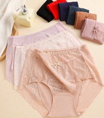 Nyla lace briefs with delicate floral lace detailing