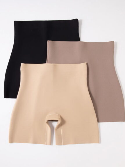 High rise shaping biker shorts for women in Kenya Seamless tummy control biker shorts Nylon Spandex Hip lifting shapewear shorts for ladies Nairobi Women high waist shaping shorts beige black nude Body hugging tummy control shorts Kenya Seamless shapewear biker shorts for dresses Comfortable women shapewear shorts Nairobi Kenya